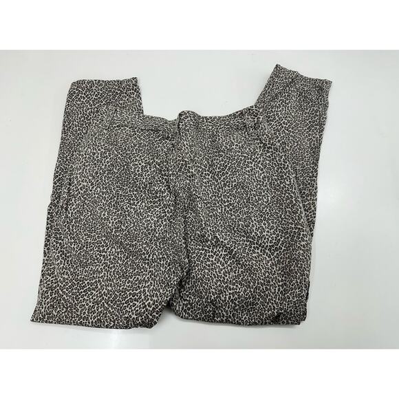 Liz Claiborne Liz Wear Womens Jeans Size 14 Petite Animal Print Brown Denim - Picture 5 of 10